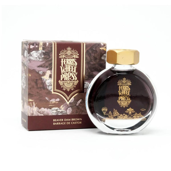 Ferris Wheel Press Bottled Ink - 38ml Beaver Dam Brown