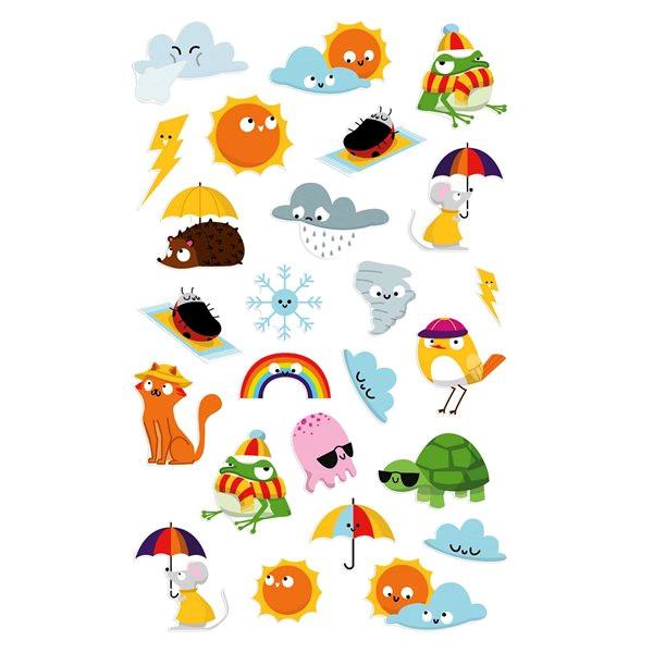 Maildor Cooky Stickers - Weather Animals