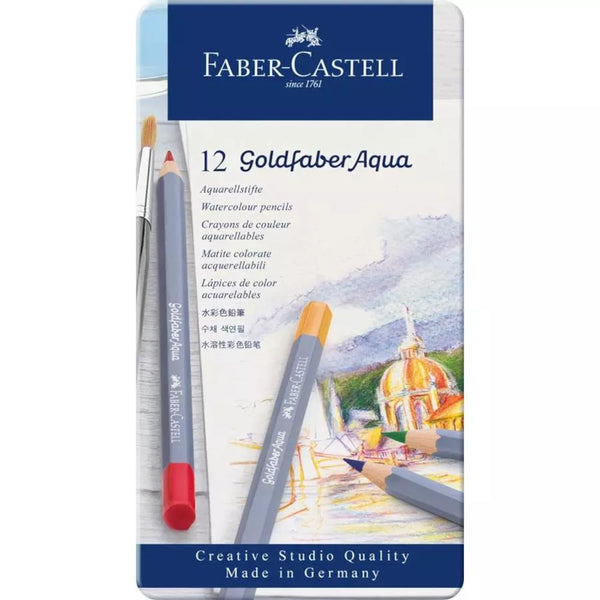 Faber-Castell Goldfaber Aqua Watercolour Pencil 12 Set