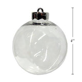 Santa's Studio Paint Your Own Ornament 4" Clear Ball