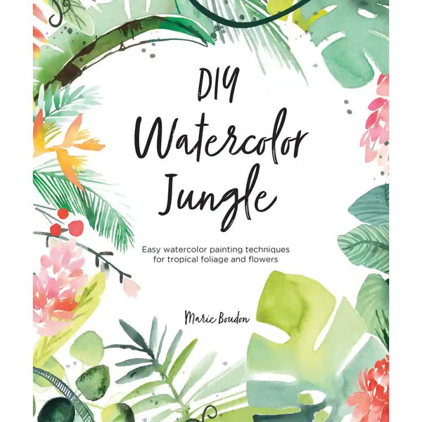 DIY Watercolor Jungle by Marie Boudon