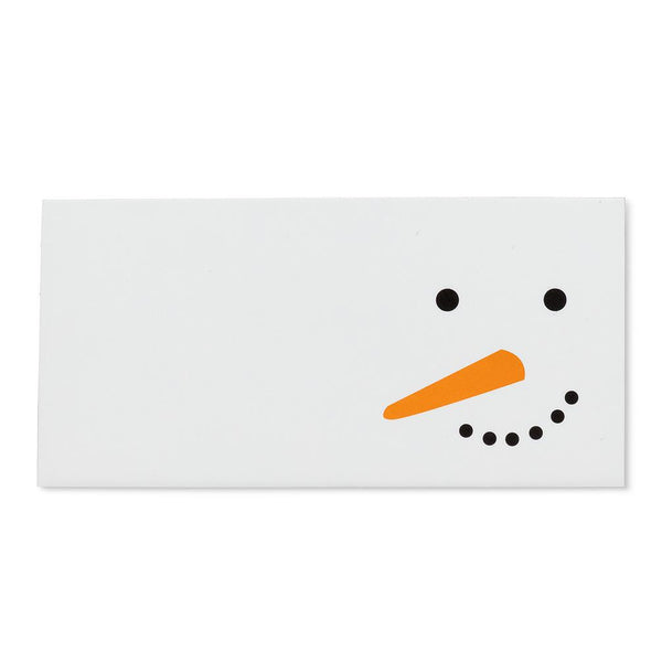 Abbott Placecards 24pk - Snowman Face