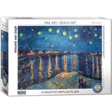 Eurographics Puzzle 1000pc Van Gogh: Starry Night Over Rhone