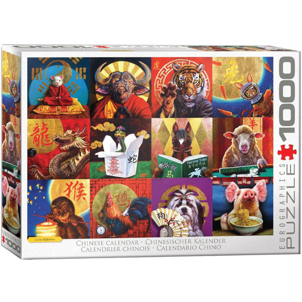 Eurographics Puzzle 1000pc Chinese Calendar