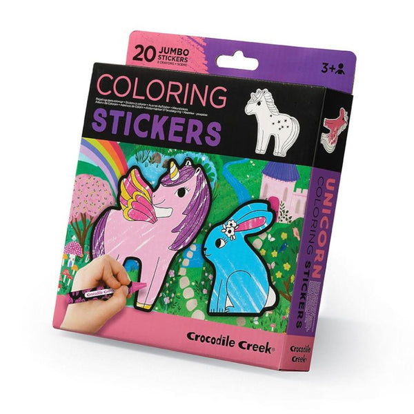 Crocodile Creek Colouring Stickers - Unicorn