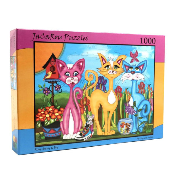 JaCaRou 1000pc Puzzle - Rosy, Sunny & Sky