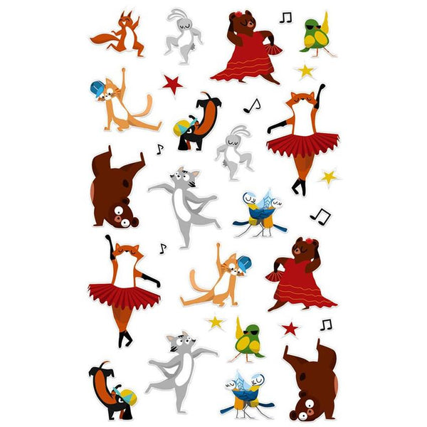 Maildor Cooky Stickers - Dancing Animals