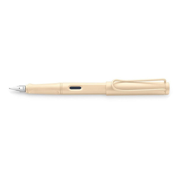 Lamy Limited Edition Safari Fountain Pen, Fine Nib, Cream