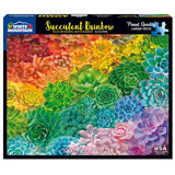 White Mountain 1000pc Puzzle - Succulent Rainbow