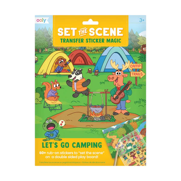 Ooly Set the Scene Transfer Sticker Magic - Let's Go Camping