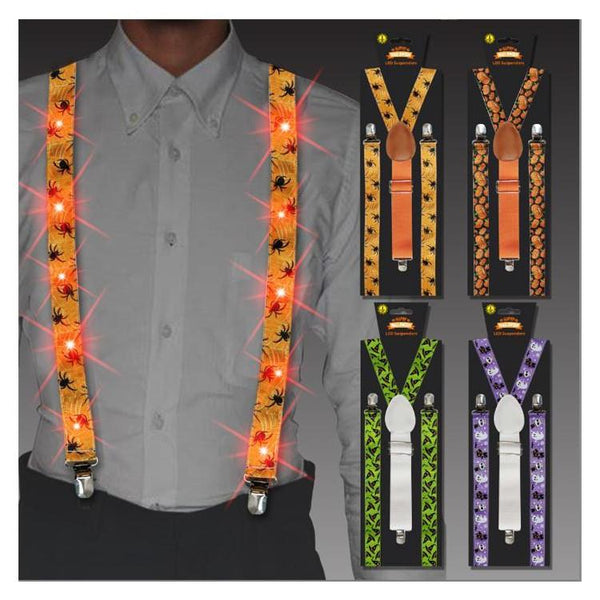 Party Gear Light-Up Halloween Suspenders - Assorted Styles