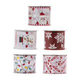Santa's Secrets Wired Christmas Ribbon - Assorted Styles