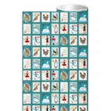 Museums & Galleries Gift Wrapping Paper Roll - 12 Days of Christmas