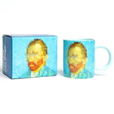 Today Is Art Day Pixel Art Mug - Vincent Van Gogh