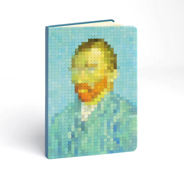 Today Is Art Day Pixel Art Notebook - Vincent Van Gogh