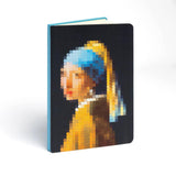 Today Is Art Day Pixel Art Notebook - Girl with a Pearl Earring