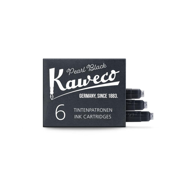 Kaweco Ink Cartridge 6pk - Pearl Black