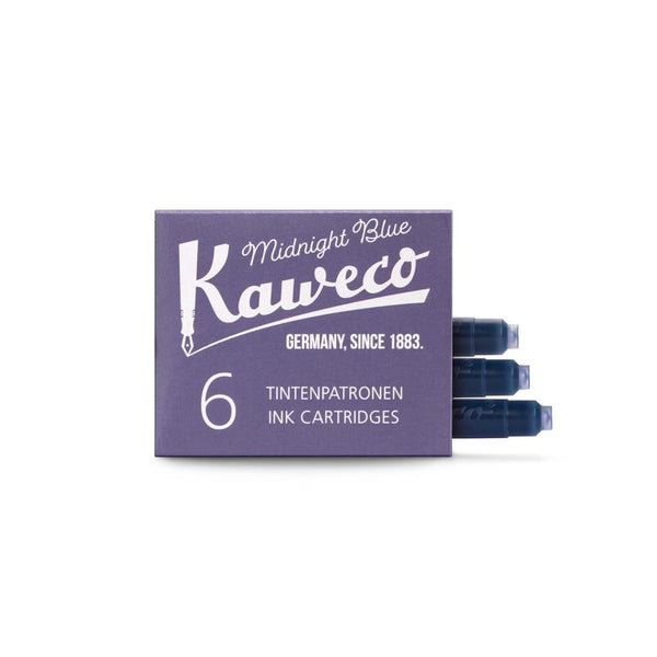 Kaweco Ink Cartridge 6pk - Midnight Blue