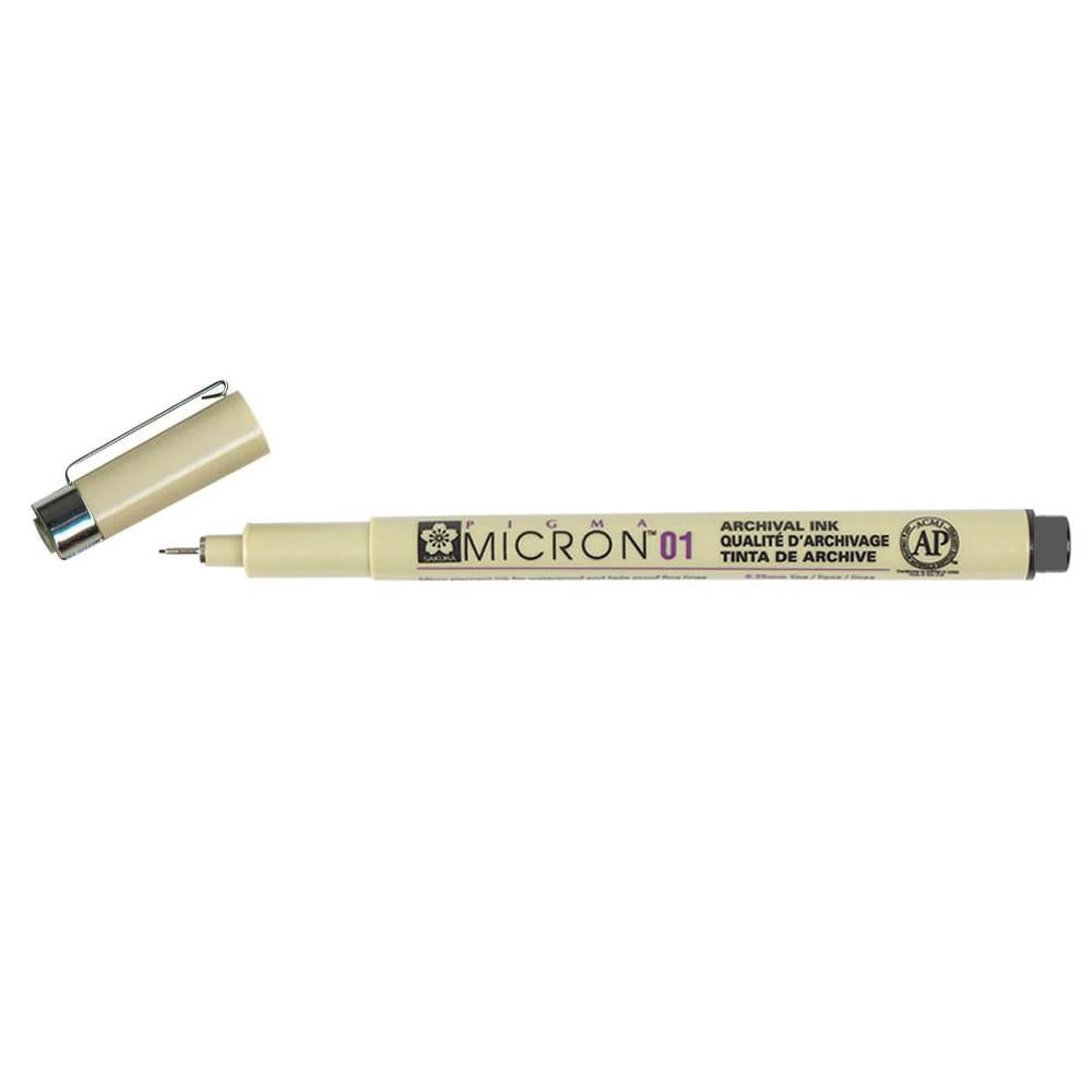 Sakura Pigma 01 Micron 0.25mm Pen Cool Grey – Midoco Art & Office Supplies