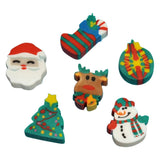 Amscan Eraser Set 24pc Holiday Fun