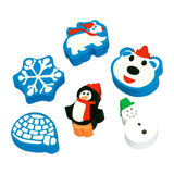 Amscan Eraser Set 24pc Winter Fun