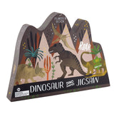 Floss & Rock Shaped Jigsaw Puzzle 80pc - Dinosaur