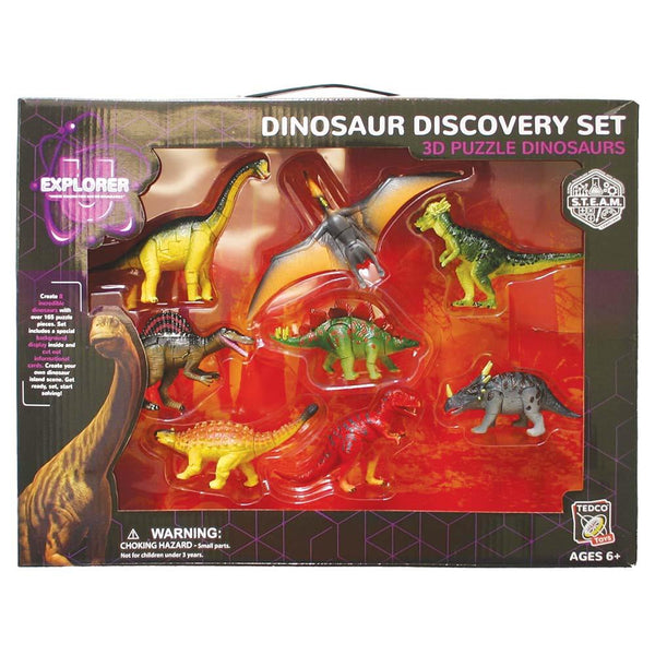 TEDCO Toys Dinosaur Discovery 3D Puzzle Set