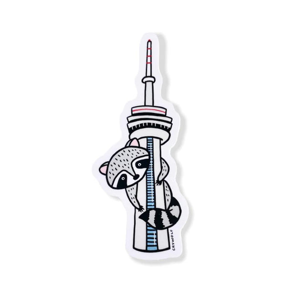 Crywolf Sticker - Raccoon Tower