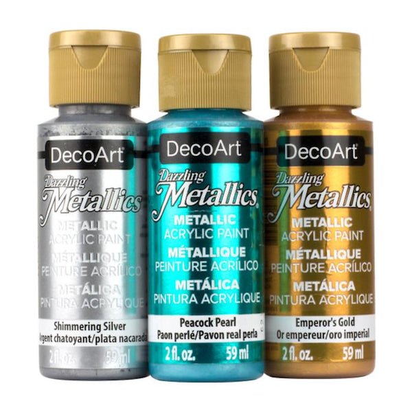 Decoart Dazzling Metallics Acrylic Paints 2oz