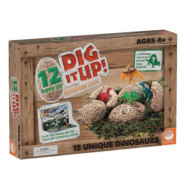 MindWare 12 Days of Dig It Up! Dinosaur Eggs