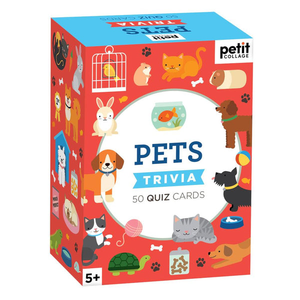 Petit Collage Trivia Cards - Pets