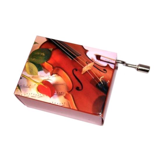 Fridolin Music Box - Happy Birthday, Rose & Violin