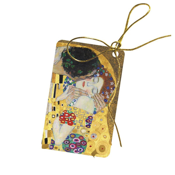 Fridolin Gift Tag 10pk - Gustav Klimt "The Kiss" Close-Up