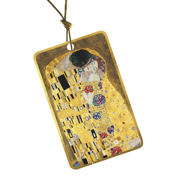 Fridolin Gift Tag 10pk - Gustav Klimt "The Kiss" Framed