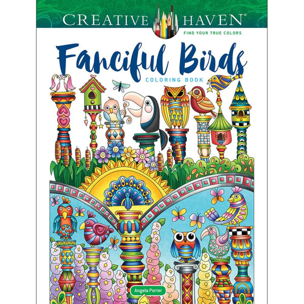 Creative Haven Colouring Book - Fanciful Birds