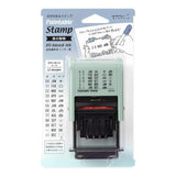 Midori Rotating Date Self-Inking Stamp - Forest Animals