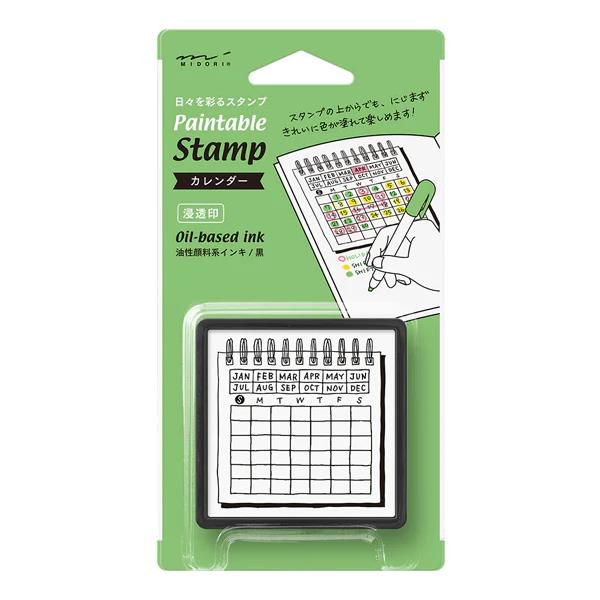 Midori Pre-Inked Stamp - Calendar