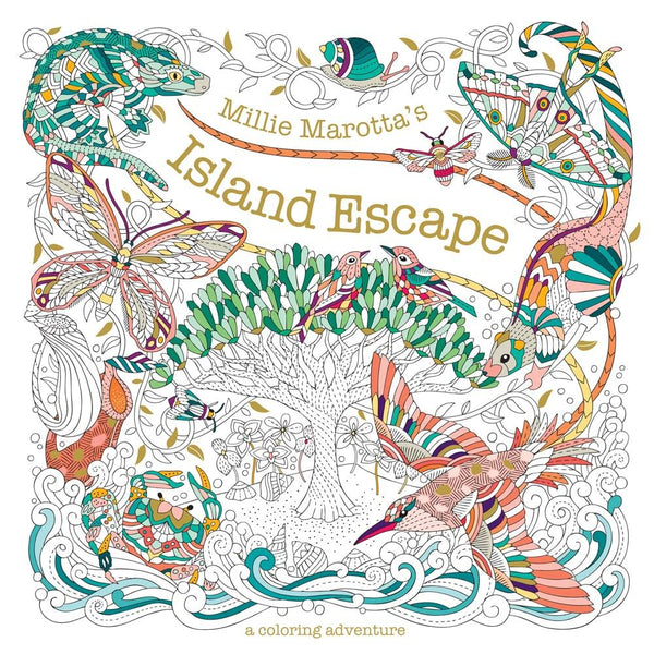 Millie Marotta's Island Escape Colouring Book