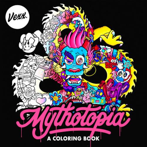 Mythotopia Colouring Book by Vexx