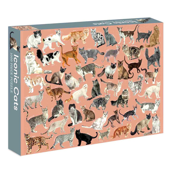 Marta Zafra 1000pc Puzzle - Iconic Cats