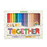 Ooly Color Together Double-Ended Markers, Set of 18
