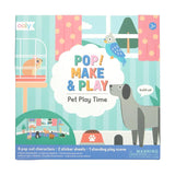 Ooly Pop! Make & Play Activity Scene - Pet Play Time