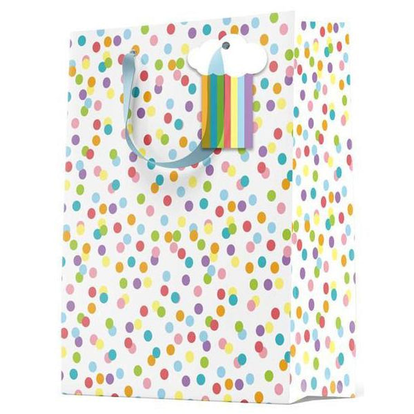 Paper Trendz Jumbo Gift Bag - Rainbow Dots