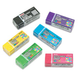Pentel Hi-Polymer Eraser Colours, Small (Assorted)