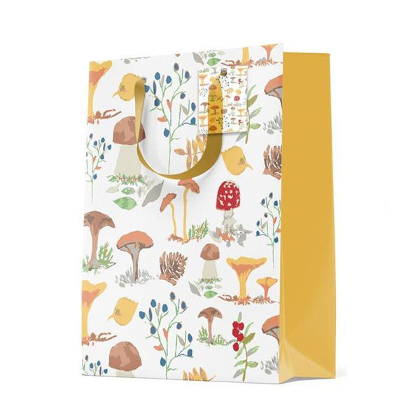 Paper Trendz Wild Mushrooms Gift Bag - Medium