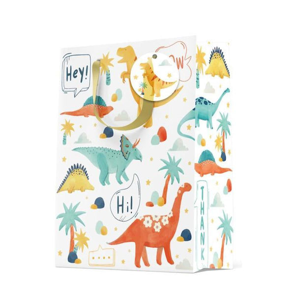 Paper Trendz Medium Gift Bag - Cute Dinos