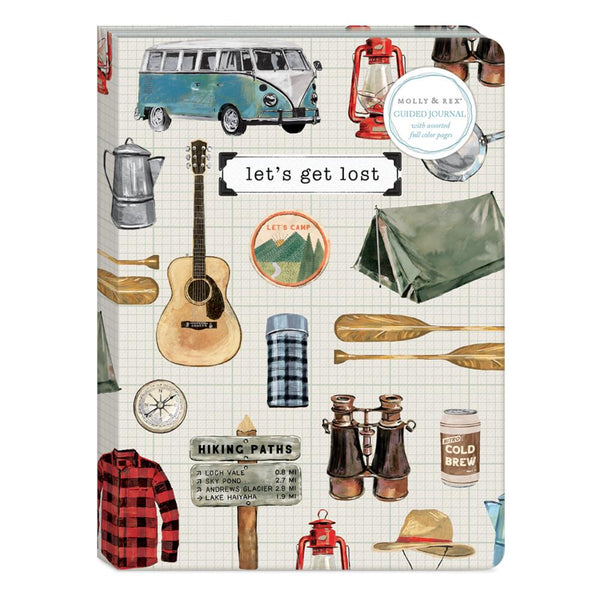 Punch Studios Camping Journal - Let's Get Lost