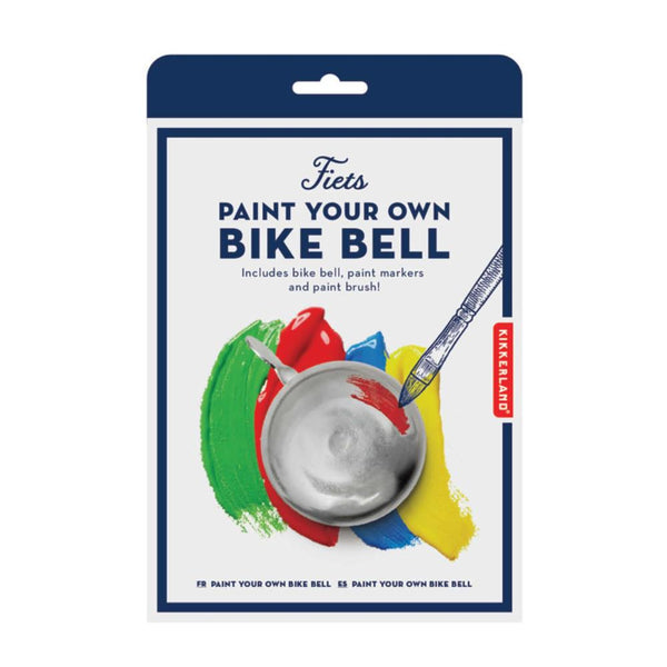 Kikkerland Paint Your Own Bike Bell