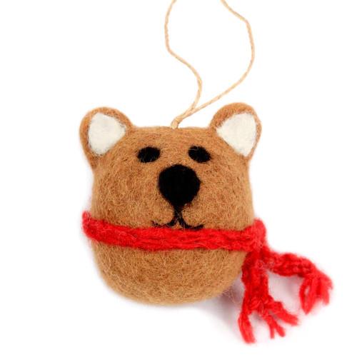 Hamro Village Ball Ornament - Bear