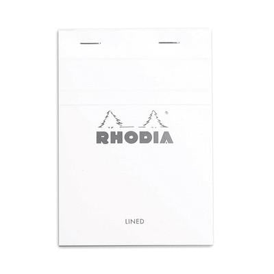 Rhodia #13 Ruled Notepad - White
